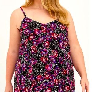 P- 2/$22 Sophie swing cami in floral chiffon finall